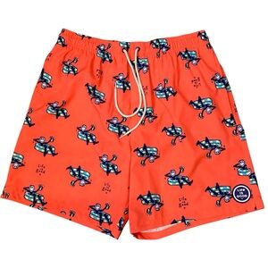 Life Is Good Floatie Print‎ Boardshorts Mango Orange, Medium